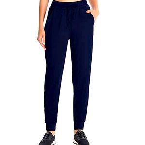 COORun Navy Jogger Pants w/Pockets Size S Navy Blue